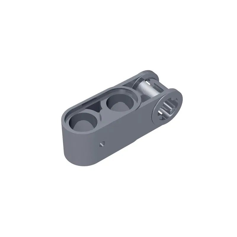 Color: Burgundy - Gobricks GDS-936 Technical, Axle and Pin Connector Perpendicular 3L with 2 Pin Holes compatible with lego 42003 Assembles