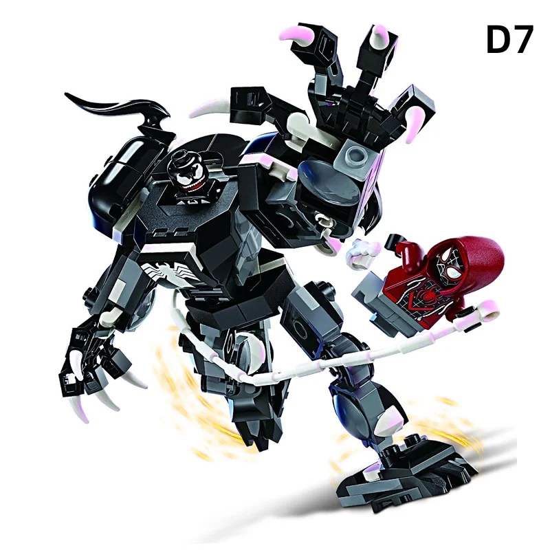Color: Blue, Size: S - 28cm Marvel anime, Avengers, Captain America, Iron Man: 120PCS/piece building block toy, birthday gift for children