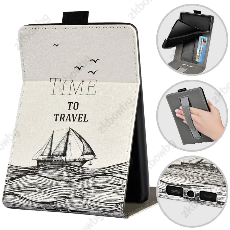 Color: Champagne, Size: 12.4 - Cute Smart Case for 6.8' 6'' Kindle Paperwhite Signature 11th Generation Edition 12th 2024 7'' 7th 10th 6th M2L4EK RS23CV Cover