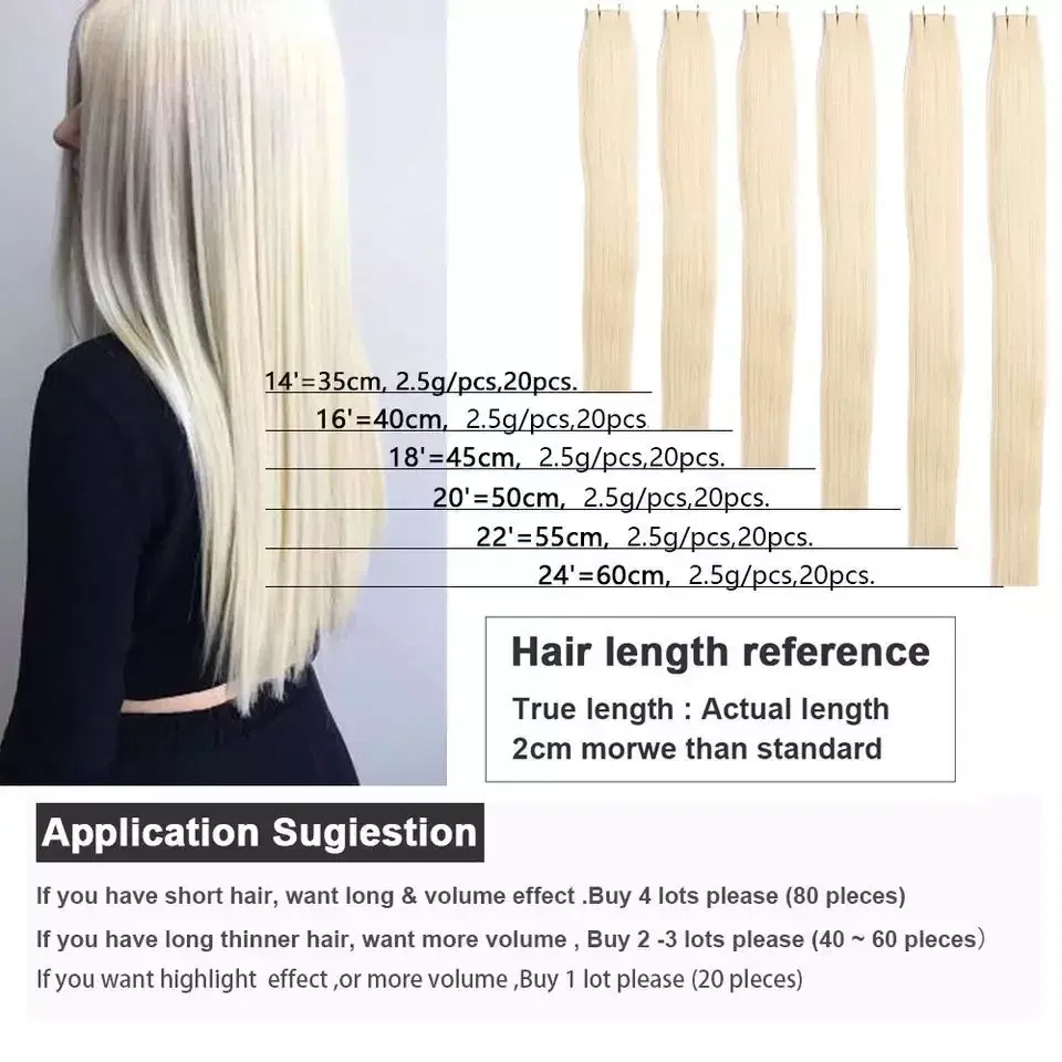 Color: M4/6, Items per Package: 40 pcs, Length: 24 Inches, Life Span: 12 months - [Last 12 Months] Ugeat Tape in Hair Extensions Virgin Human Hair 10A Grade Tape in Extensions  Human Hair