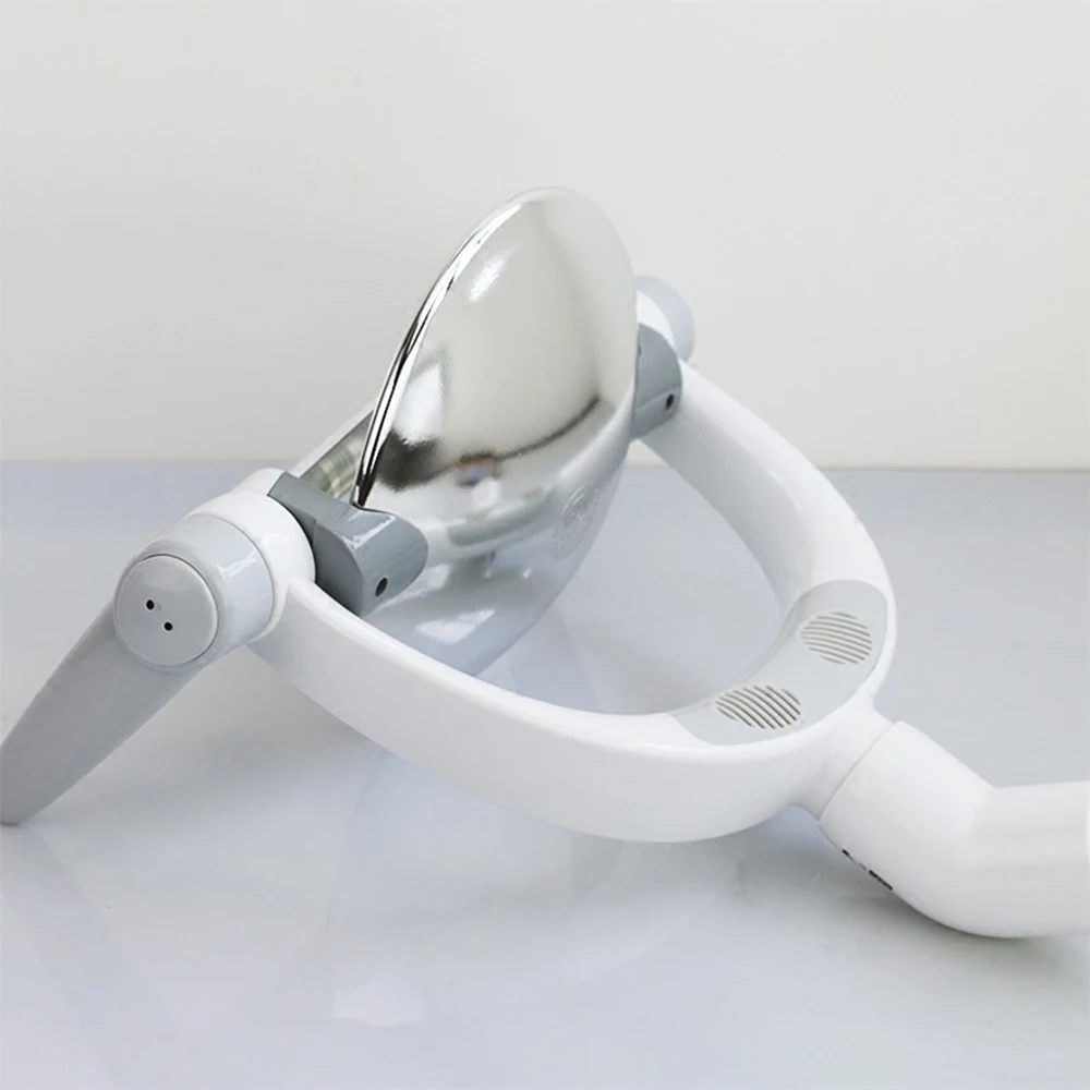 Color: GRAY - Dental Reflect LED Dental Lamp Oral Light for Dentistry Operation Chair Inductive Infrared Spotlight Round Light