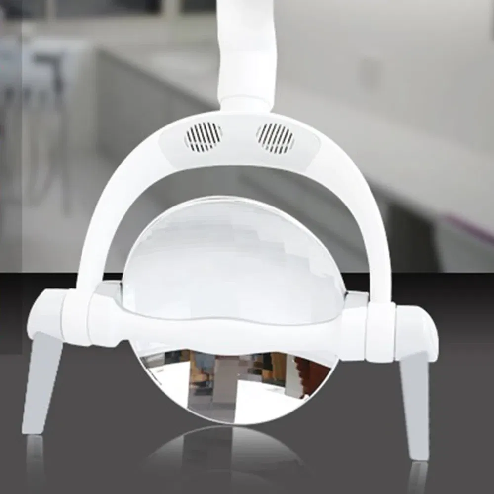 Color: GRAY - Dental Reflect LED Dental Lamp Oral Light for Dentistry Operation Chair Inductive Infrared Spotlight Round Light