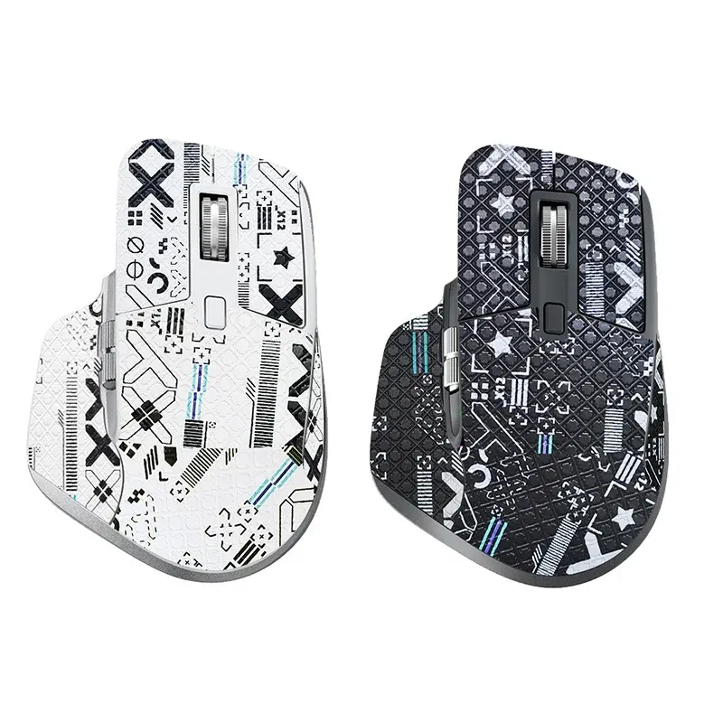Color: Khaki - Full Set DIY Mouse Skin Skates Side Stickers Anti-slip Tap for Logistic MX Master 3 3S Game Mouse DIY Handmade Mouse Skate