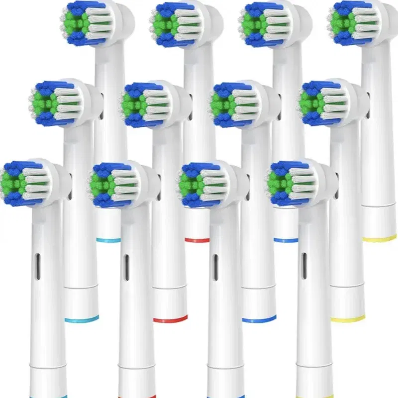 Color: Brown - Compatible with Oral B electric toothbrush head p2/4000/3757/d12/3766 Braun replacement head universal