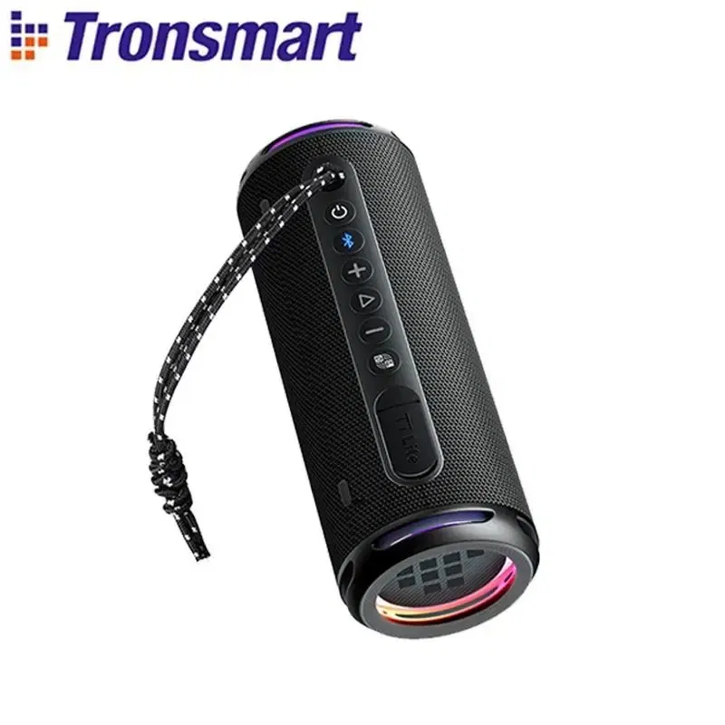 Color: Wooden, Ships From: CHINA - New! Tronsmart T7 Lite Bluetooth Speaker Enhanced Bass Portable Speaker with 24H Playtime, APP Control, IPX7 Waterproof for