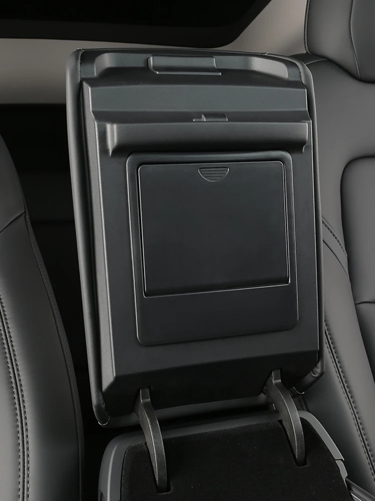 New Car Center Console Armrest Case Button Hidden Keys Card Storage Box For Tesla Model 3 Y 2019 2020 2021 2022 2023 Accessories