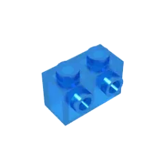 Color: plum - MOC PARTS DIY GDS-634 BRICK 1X2 W. 2 KNOBS compatible with lego 11211 children's toys Assembles Building Blocks Technical