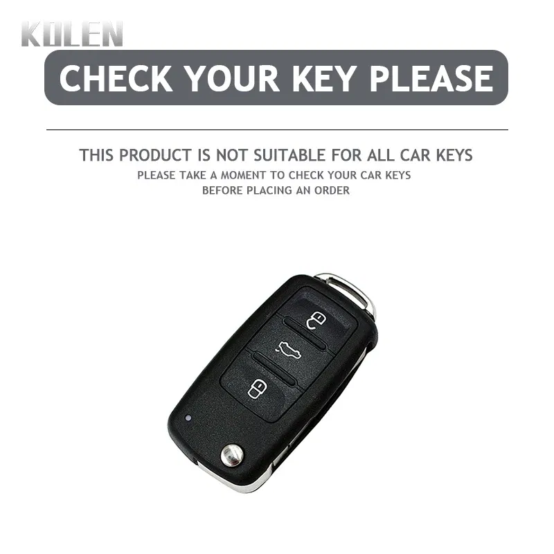 Color Name: MULTI - ABS Car Folding Key Case Cover Shell For Volkswagen VW Polo Golf Passat Beetle Caddy Tiguan Skoda Octavia Kodiaq Seat Leon Altea