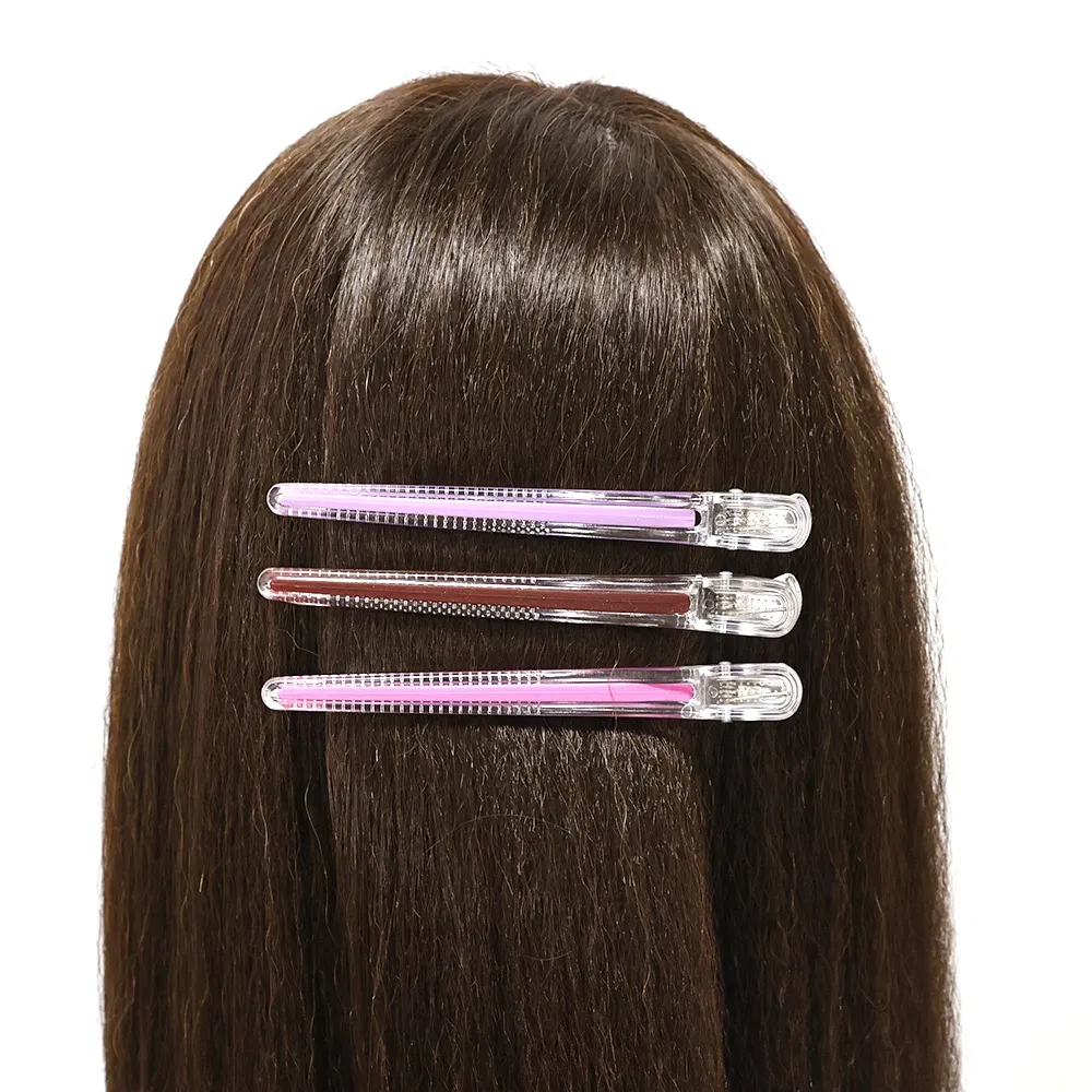 Color: DARK GRAY, Ships From: CN - 12pcs Heat-Proof Hairpins Hairdressing Sectioning Cutting Hair Clamps Anti-static Women's Hair Clips Styling Accessories