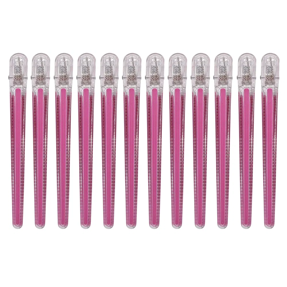 Color: DARK GRAY, Ships From: CN - 12pcs Heat-Proof Hairpins Hairdressing Sectioning Cutting Hair Clamps Anti-static Women's Hair Clips Styling Accessories