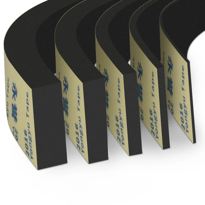 Color: WHITE, Width: 100mm - Rubber Self Adhesive Sponge Seal Strip Single Sided Adhesive EVA Black Foam Anti-collision Seal Gasket Width10-50mm Thick 1-5mm
