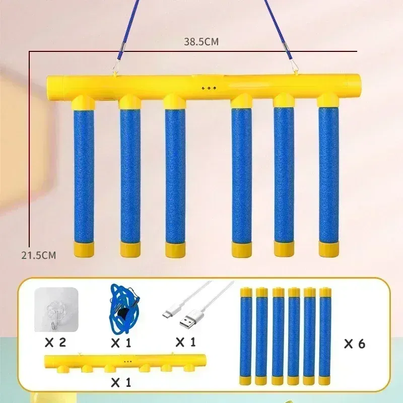 Color: Yellow - Challenge Falling Sticks Game Kids Stick Catching Toy Training Reaction Ability Educational Parent-Child Interactive Toy Sports