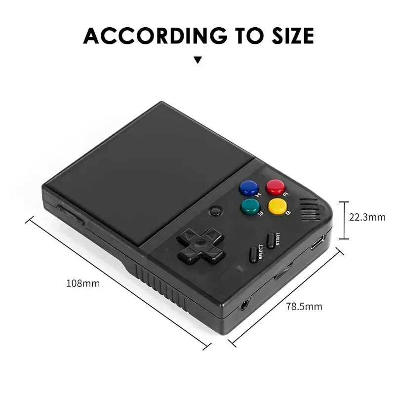 Color: Gold, Bundle: Bundle 1 - MIYOO Mini Plus Portable Retro Handheld Game Console V2 Mini+ IPS Screen Classic Video Game Console Linux System Children's Gift