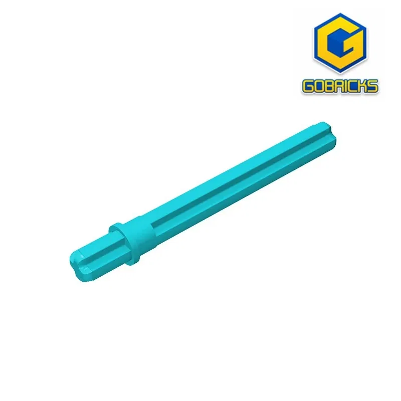 Color: GRAY - Gobricks GDS-886 Technical, Axle 5.5 with Stop compatible with lego 59426 32209 DIY Educational Building Blocks Technical