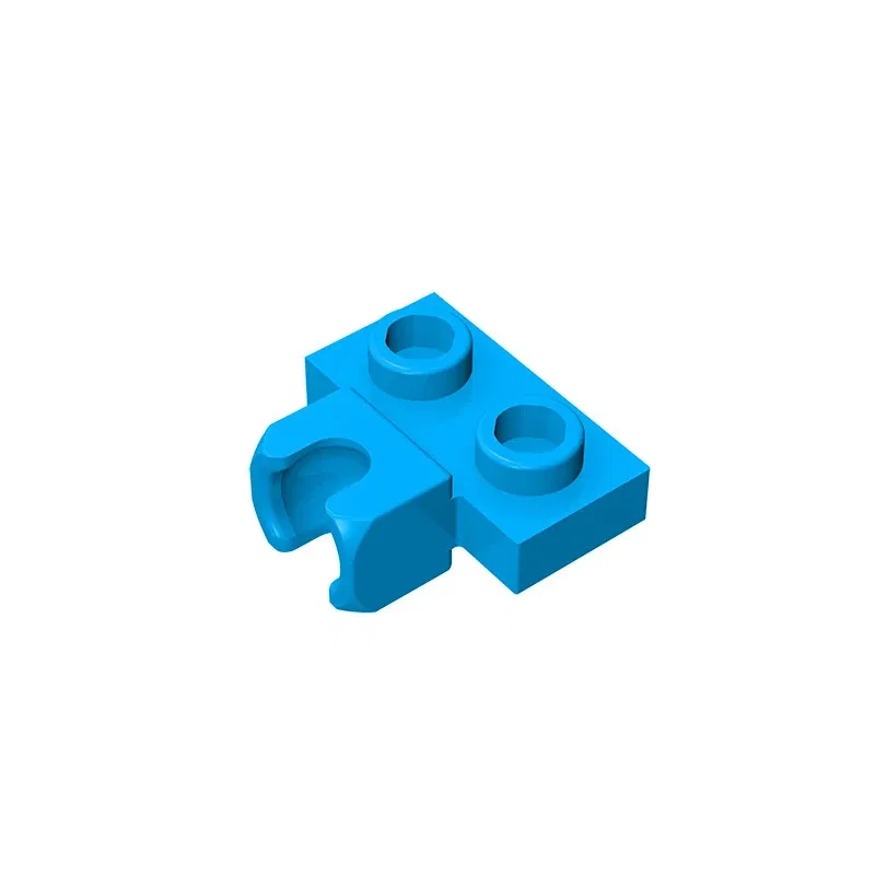 Color: Dark Khaki - MOC PARTS GDS-850 Plate, Modified 1 x 2 with Small Tow Ball Socket on Side compatible with lego 14704 pieces of children's toys