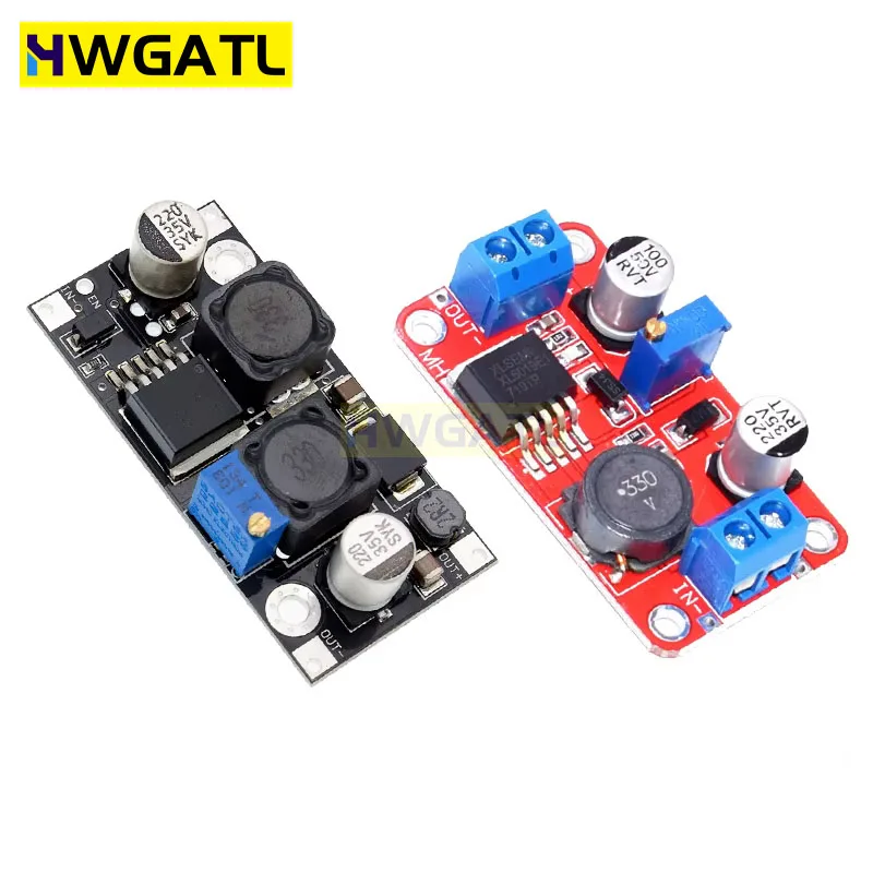 Color: Khaki - XL6019 DC-DC Booster Module Power supply Module Output Adjustable Super LM2577 XL6009 step-up module output 5V 12V 24V adjustabl