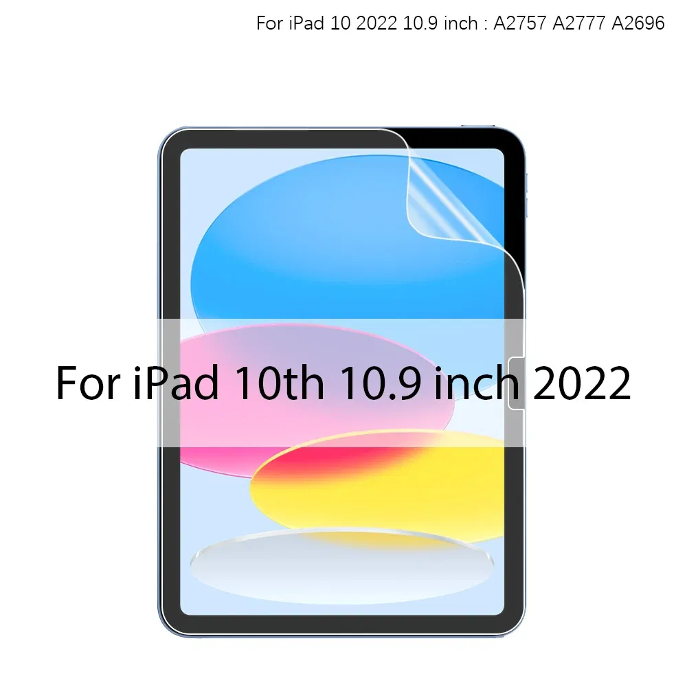 Color: Beige - Like Paper Film Screen Protector For iPad Air 13 11 5 4 3 M2 M4 2024 Pro 12.9 12 9 10th 9th 8th 7th Generation Mini 6 Matte Film