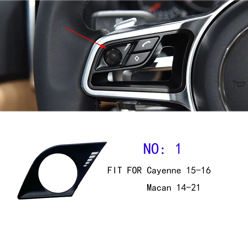 Color: WHITE - ESIRSUN Steering Wheel Multi-function Button Volume Adjustment Phone Switch Button For Porsche 2015-16 Cayenne 2014-21 Macan