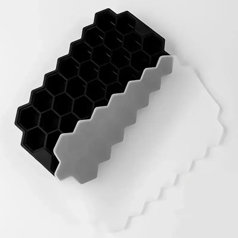 Color: Pink, Size: M - 4/2/1PCS Silicone Ice Cube Mold 148 Cube Large-capacity Ice Trays Food Grade Ice Maker BPA Free Reusable Ice Maker with Lids