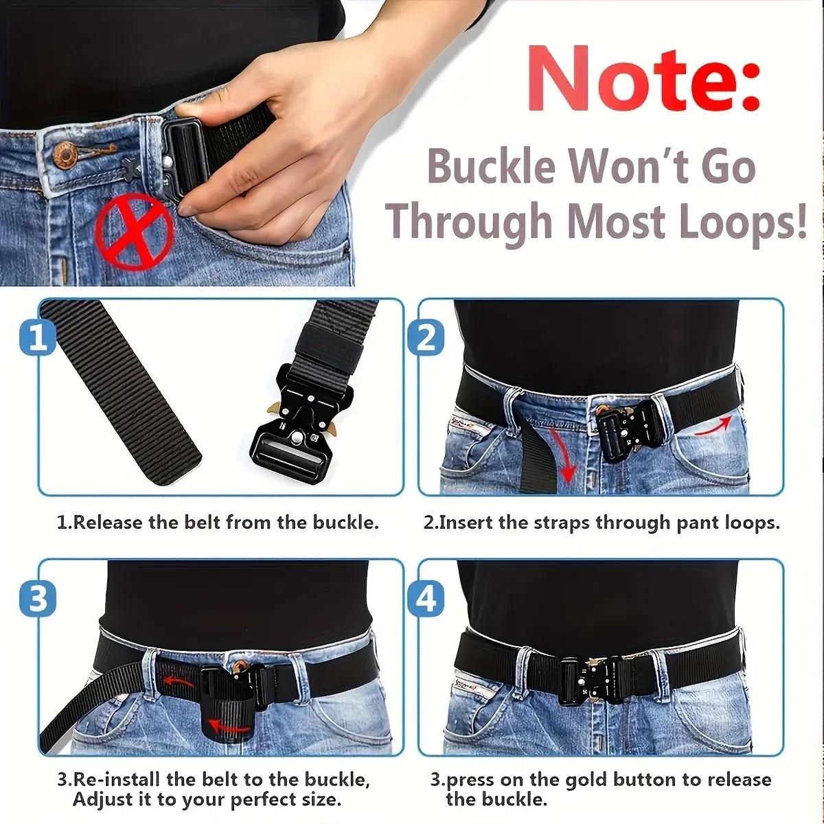 Color: Silver, Belt Length: 125cm - Men's Belt Outdoor Multi Function Belt High Quality Canvas For Nylon Male Luxury Belts Women's Sports Jeans Belt Neutral Belts