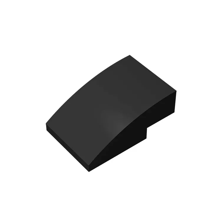 Color: black - 1 Pcs Buildings Blocks 24309 Slope Curved 3 x 2 Brick Collection Bulk Modular GBC Toy For High-Tech MOC