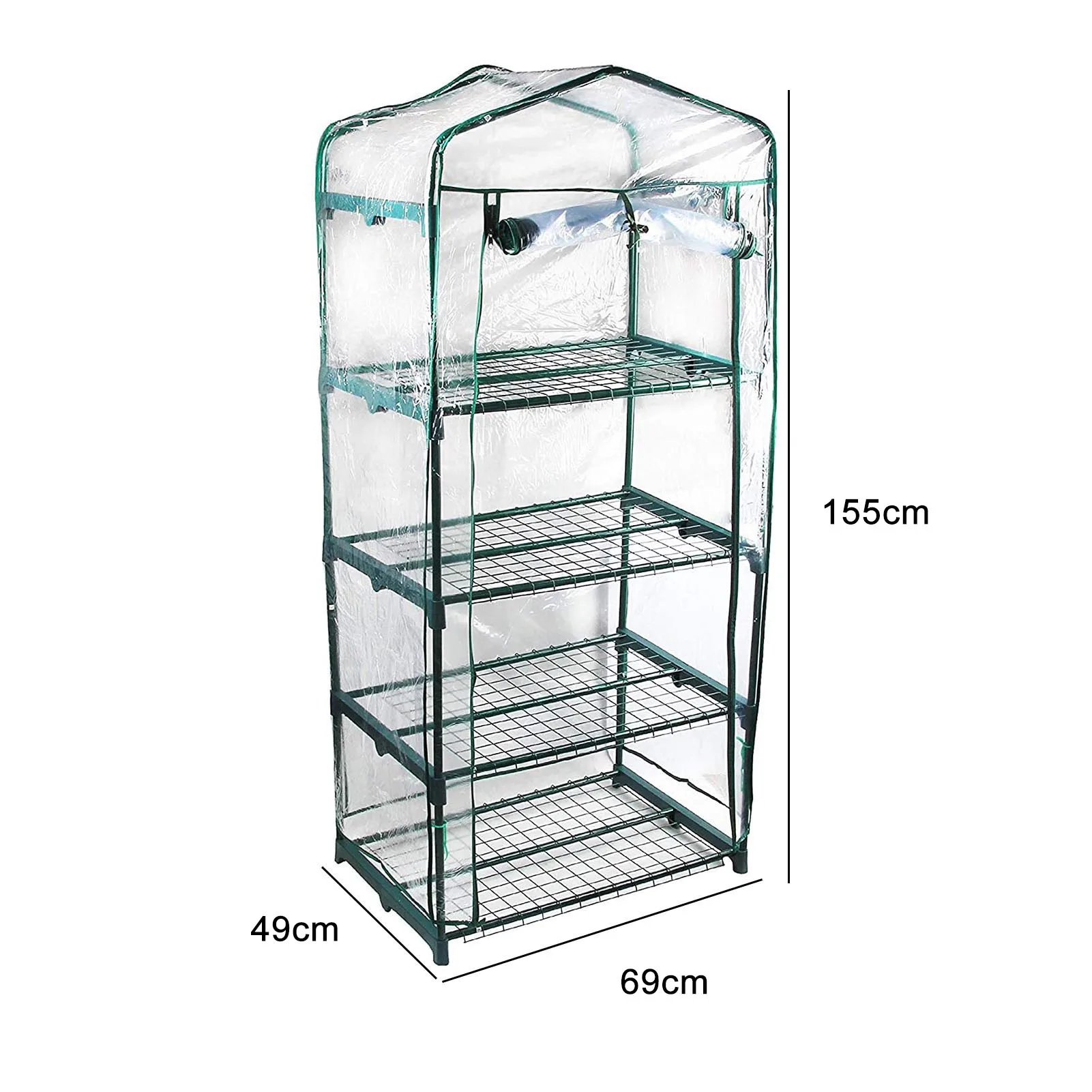 Size: XXL, Ships From: spain - 4-layer / 5-layer Greenhouse Cover 100% Waterproof And UV Resistant Transparent Rainproof PVC Cover Gardening Greenhouse Cover