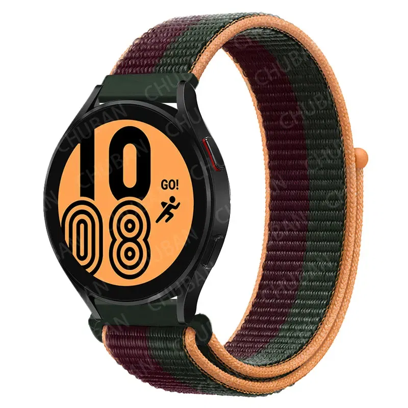Band Color: Rosy Brown, Band Width: 20mm - 20mm/22mm nylon Band