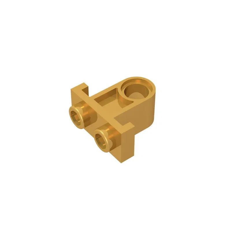 Color: GRAY - Gobricks GDS-938 Technical, Pin Connector Plate with One Hole compatible with lego 32529 DIY Educational Building Blocks Tech