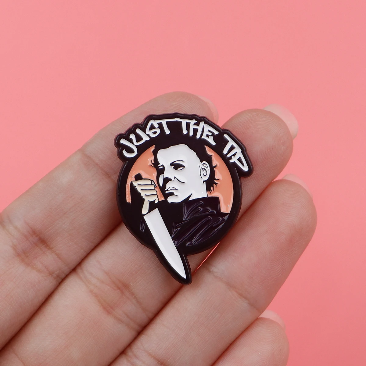 Horror Killer Enamel Pin Movie Brooch Pines Lapel Pins Badge on Backpack Clothing Accessories Fashion Jewelry Halloween Gifts