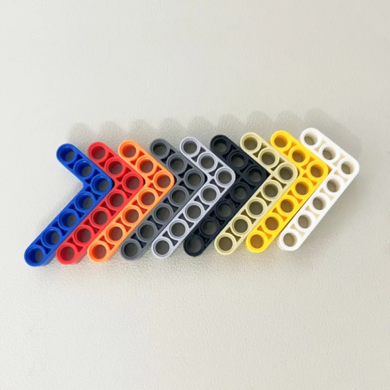Color: Yellow - 32526 Modified Bent Thick L-Shape 3 x 5 Bricks Toys For MOC Buildings? Blocks High-tech Compatible Mechanical