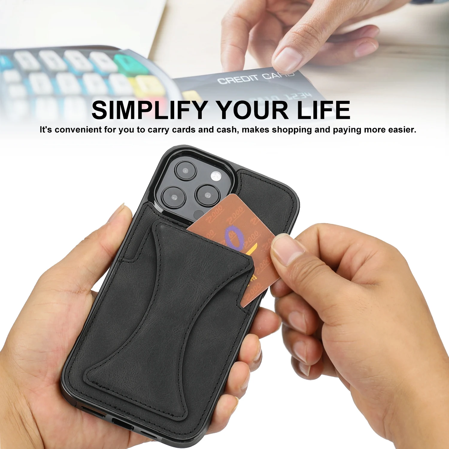 Color: green, Material: CANVAS - For iPhone 16 Pro Max Plus Case 2024 With Magnetic Leather Kickstand Card Slot Wallet Back Cover Protection Shockproof Coque
