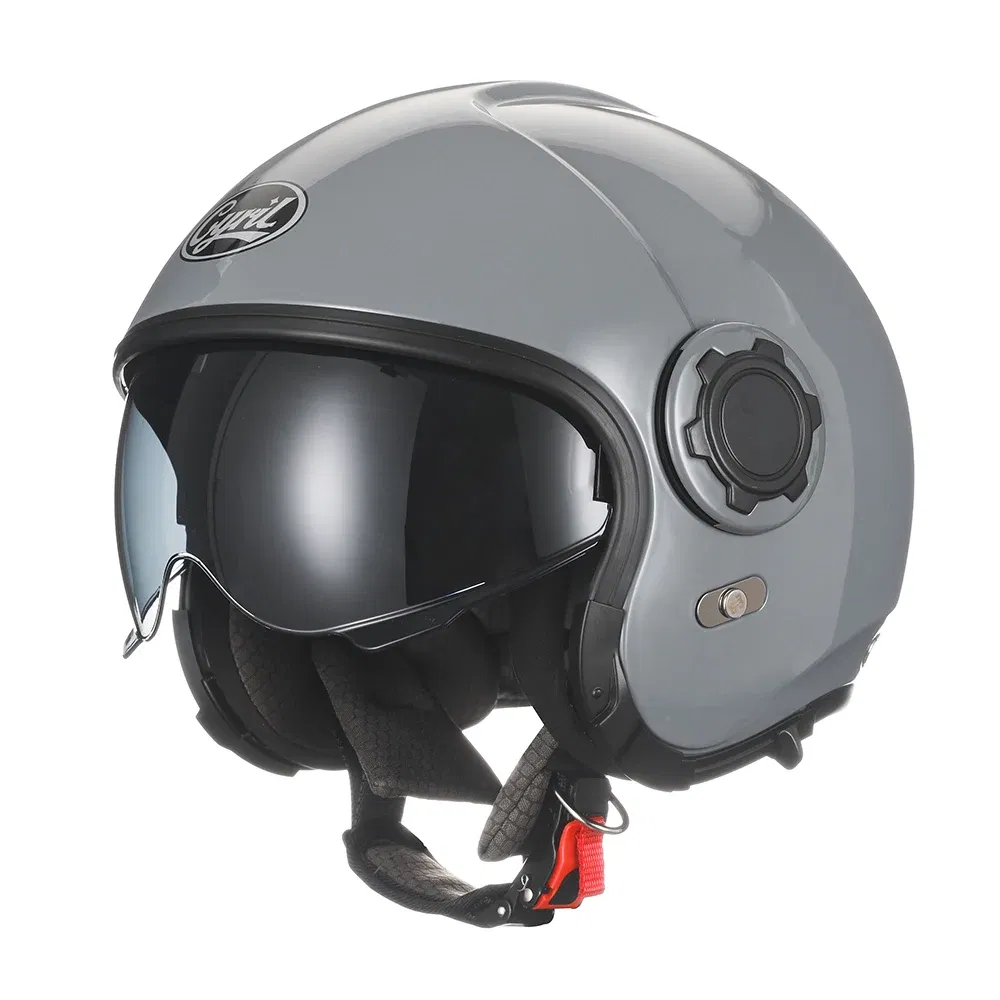 Color: Blue, Size: M - Modular Motorcycle Helmet Full Face Open Face Retro Helmets DOT ECE APPROVED CYRIL OP12A Capacete De Moto Masculino