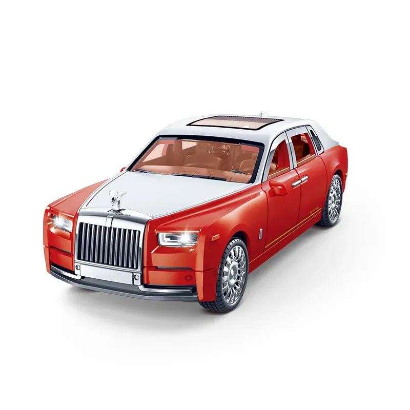 Color: Red - Children's Inertia Pull-back Car Toy with Lighting Sound Simulation Commercial Car Model Boy Gift Toy Car Kids Holiday Gift