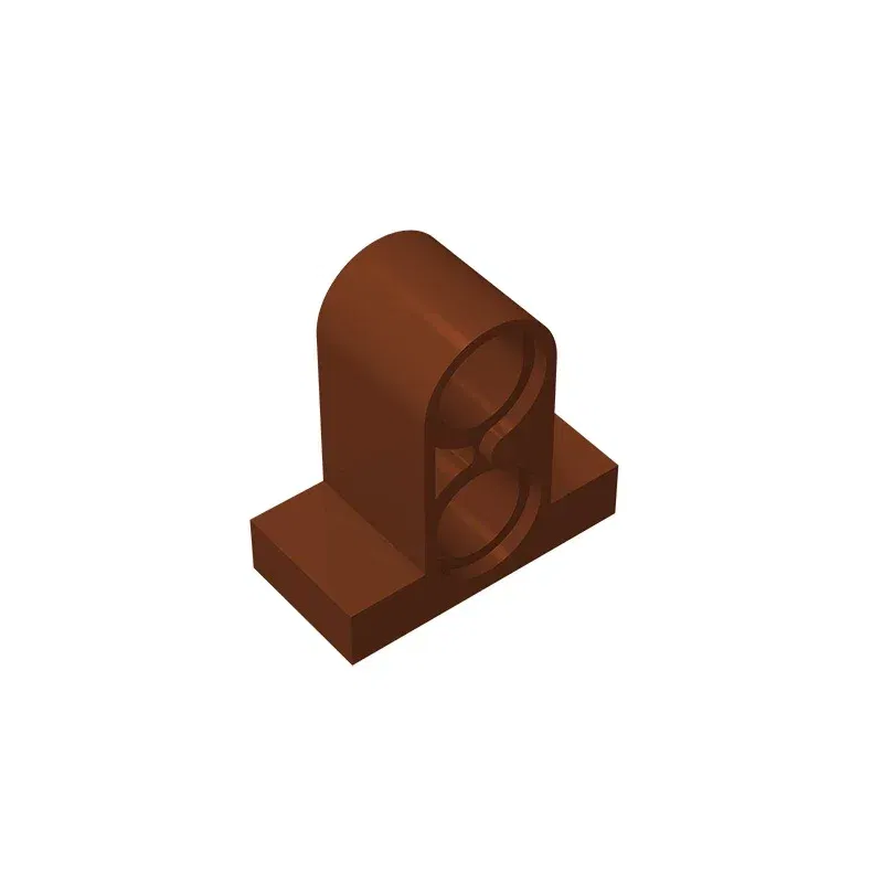 Color: Dark Khaki - Gobricks GDS-937 Technical, Pin Connector Plate 1x2x1 2/3 with 2 Holes  compatible with lego 32530 Educational Building Blocks
