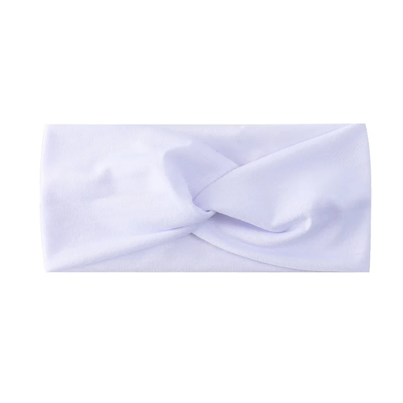 Color: Coffee, Ships From: CHINA - Pilates Elastic Hair Bands Yoga Headband Running Cycling Sweatband Turban Makeup Hair Hoop Makeup Headwrap Women