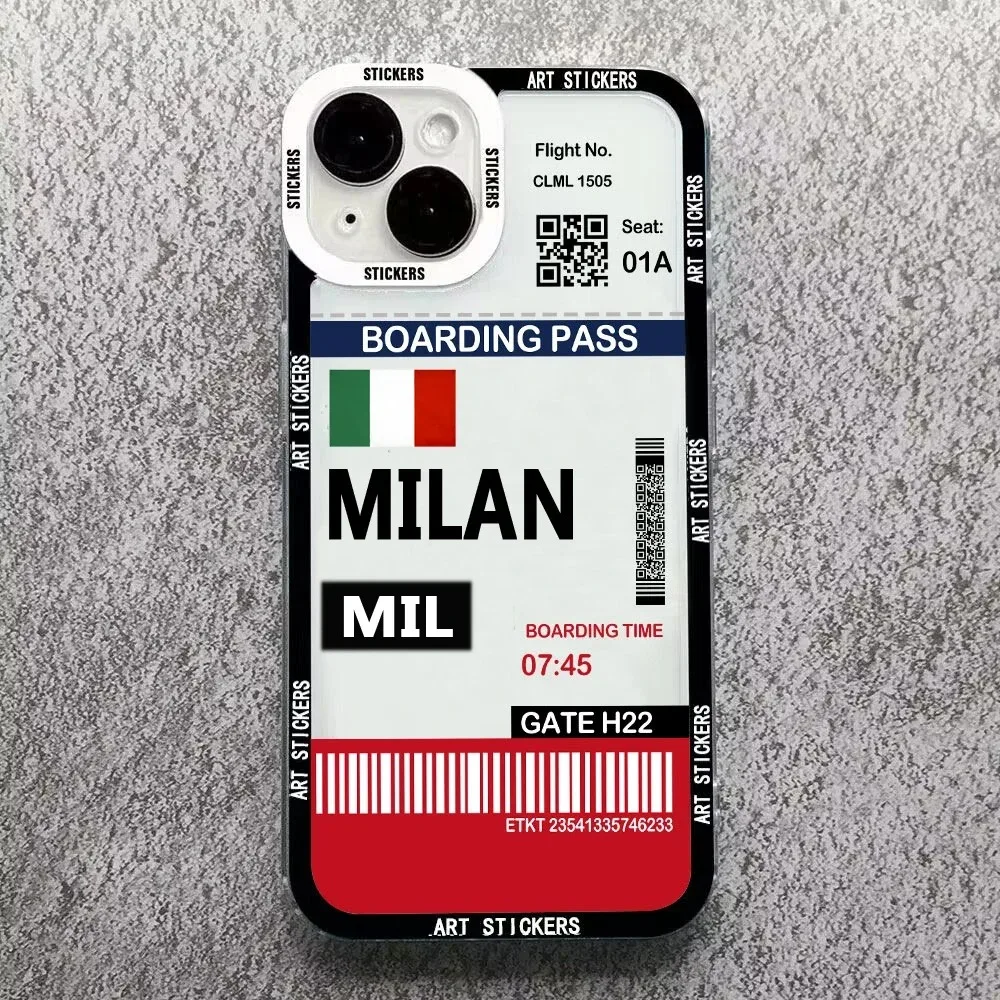 Color: green, Material: Microfiber - World City Travel Ticket Label Phone Case For Samsung Galaxy S10 S20 S21 S22 S23 S24 FE Plus Ultra Note 20 New York Paris
