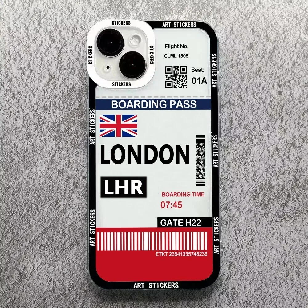 Color: green, Material: Microfiber - World City Travel Ticket Label Phone Case For Samsung Galaxy S10 S20 S21 S22 S23 S24 FE Plus Ultra Note 20 New York Paris