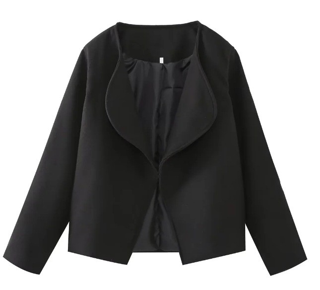 Chic Comfort Short Woolen Cardigan