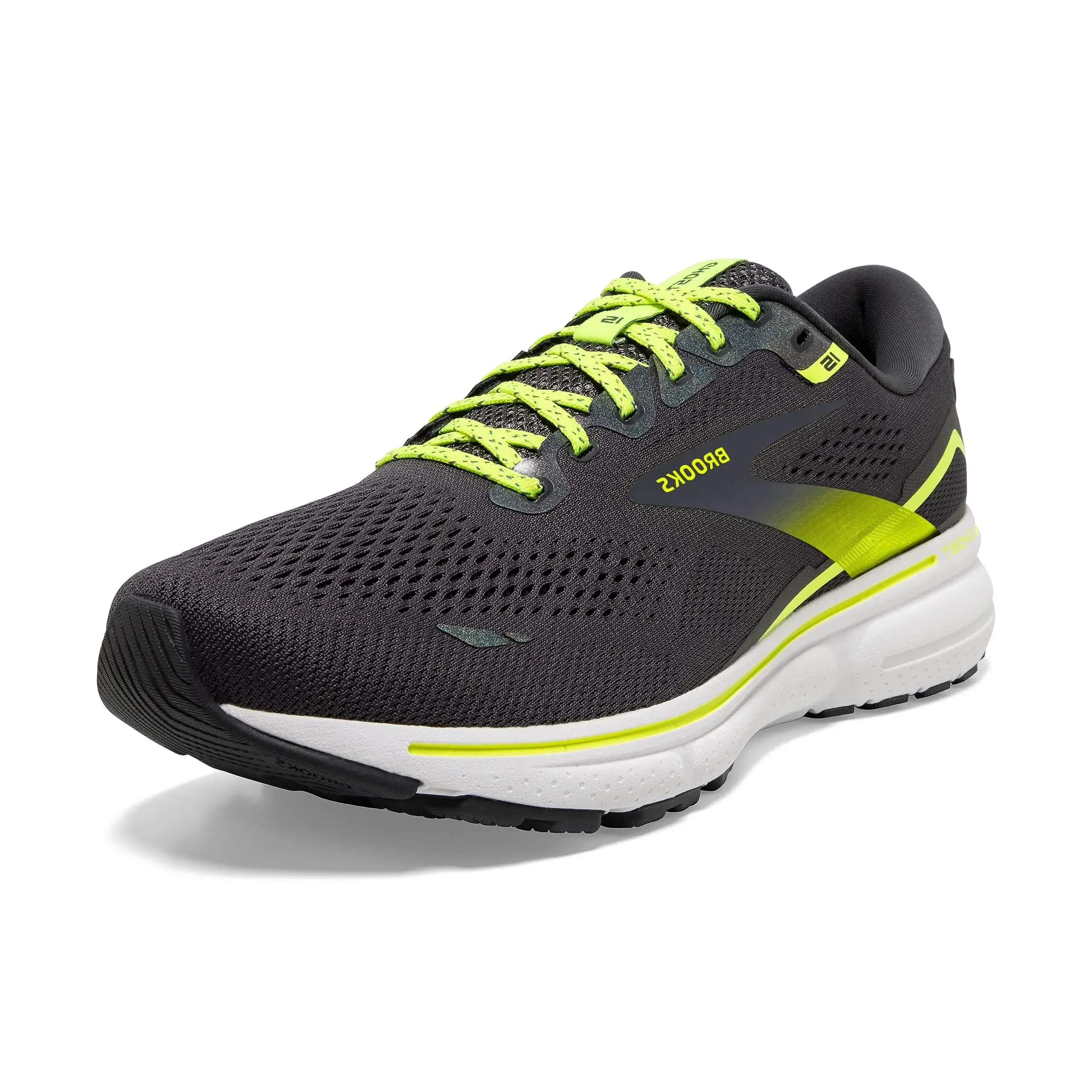 Color: Khaki, Shoe Size: 43 - Brooks Ghost 15 Neutral Running & Walking Shoe Men?™s & Women?™s Casual Sneakers Original