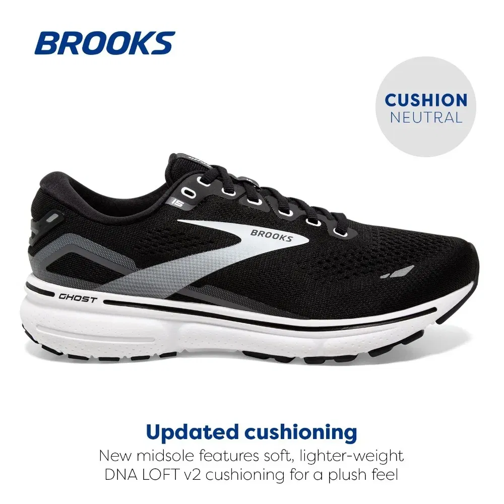 Color: Khaki, Shoe Size: 43 - Brooks Ghost 15 Neutral Running & Walking Shoe Men?™s & Women?™s Casual Sneakers Original