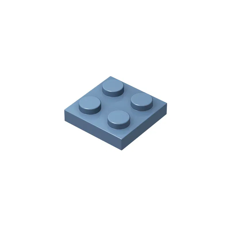 Color: Light Pink - 20Pcs MOC Parts 3022 94148 Plate 2 x 2 Compatible Bricks DIY Assmble Building Blocks Particle Kid Puzzle Brain Toy Birthday Gif