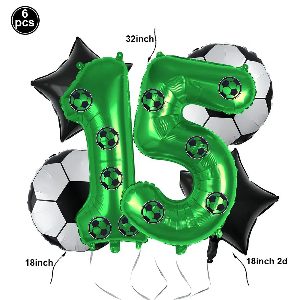 Color: Chocolate - Soccer Birthday Party Decorations Disposable Tableware Paper Plates Cups Napkins Tablecloth Balloon Banner Soccer Party Supplies