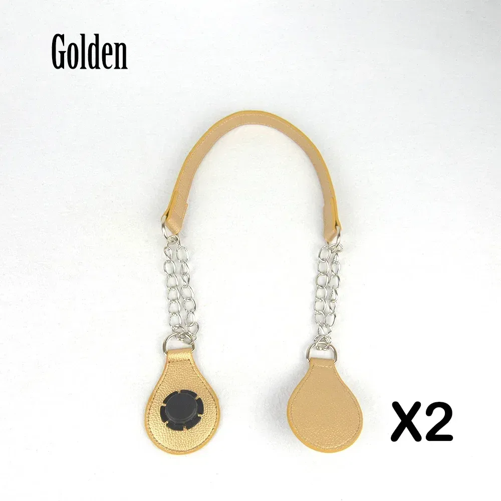 Color: Red, Ships From: CHINA - TANQU 1 Pair Long leather PU chain Handle with Tear Drop End Double Metal Chain for O Bag for EVA Obag Women Bag