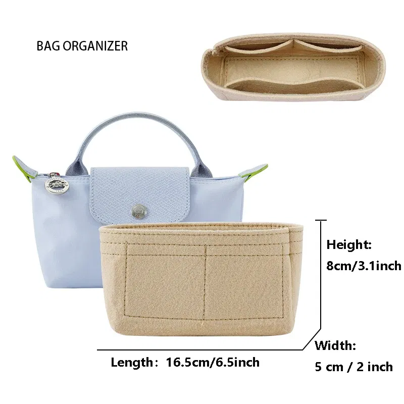 Color: light green - 1 Set Bag Strap For Longchamp Mini Punch-free Genuine Leather Shoulder Strap Set Transformation Crossbody Strap Bag Accessories