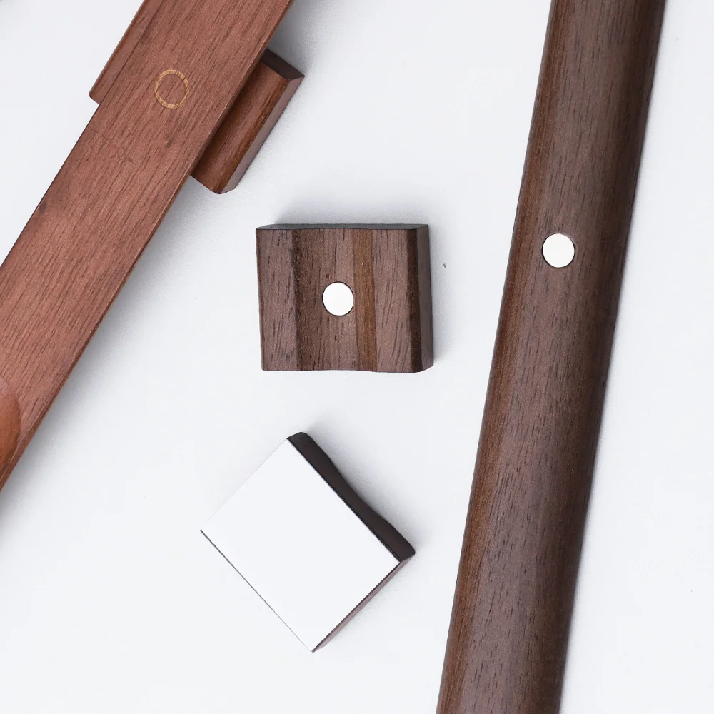 Color: Champagne - 40/55/70cm Premium Rubber Wood Magnetic Shoe Horn - No Bending Needed, Elegant Shoe Helper