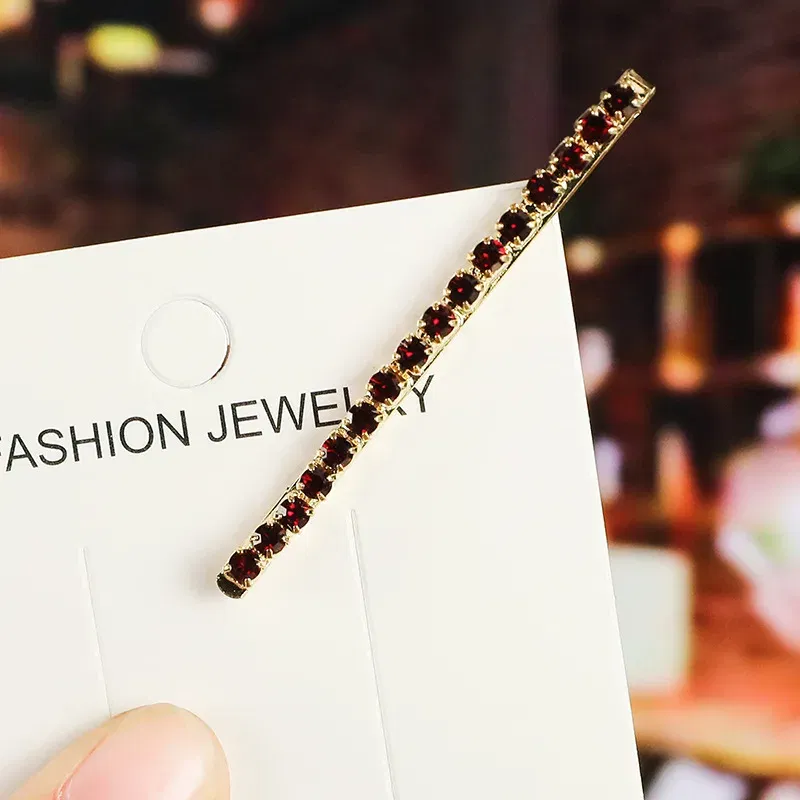 Color: Mint, Ships From: CHINA - 2020 New Elegant Rhinestone Hairpins Women Girls Hair Clips Pin Accessories Hair Ornaments Hairclip Hairgrip Barrettes Headdress