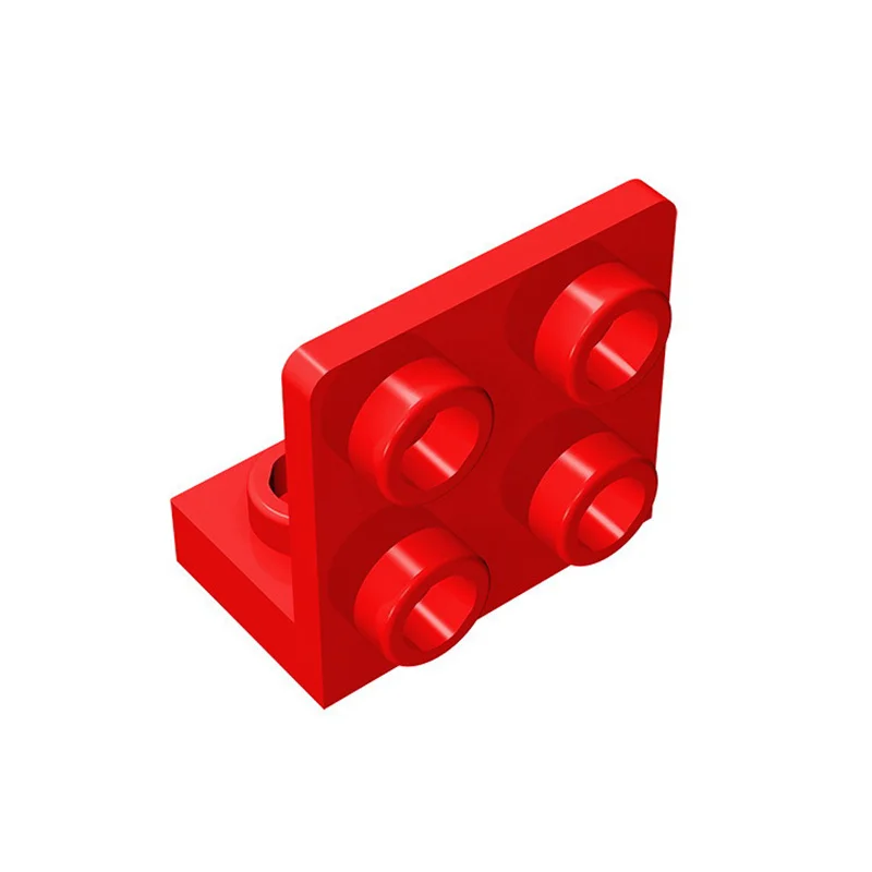 Color: Silver, Size: S - 10 pcs lot 99207 Bracket 1x2-2x2 Inverted Building Blocks Moc Accessories Compatible with Brick Toys Children