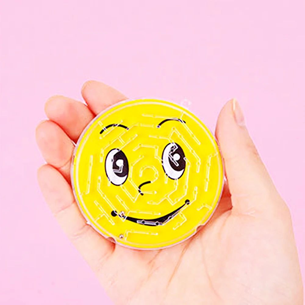 Color: Deep Sapphire, Ships From: CHINA - 12/30Pcs Round Smiling Face Beads Maze Toy Boys And Girls Birthday Party Baby Gift Giving Gifts Pinata Filler Christmas Prizes