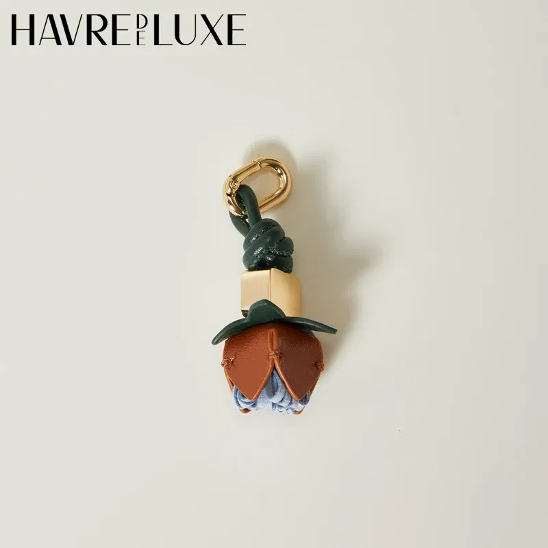 Color: Pink - New color matching exquisite small bag charm keychain shoes accessories handmade DIY limited bag small pendant