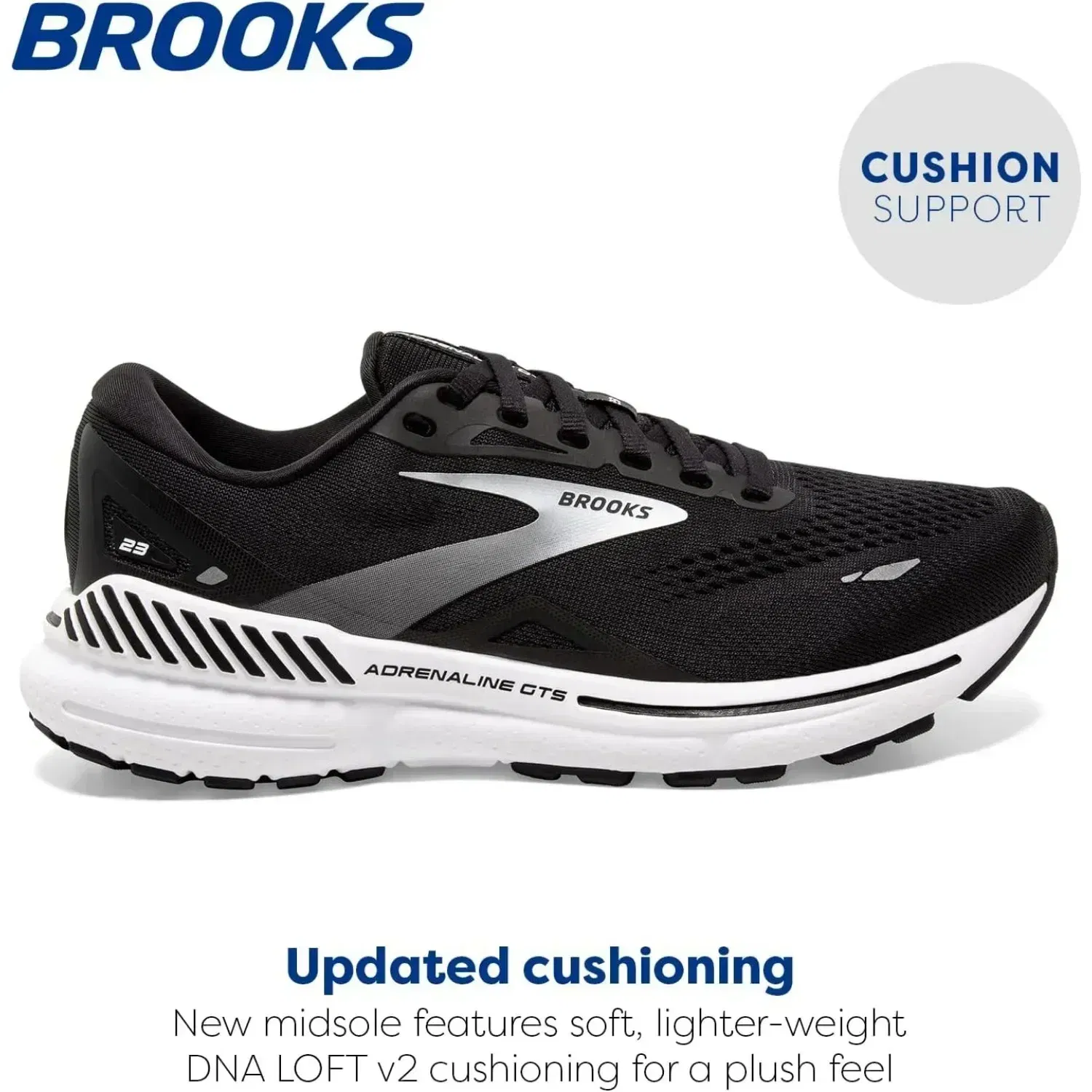 Color: Brown, Shoe Size: 42 - Brooks Men?™s Adrenaline GTS 23 Supportive Running Shoe
